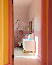 Swipe to see my first post of this room. In March 2020. What a time that was. 

I know I am not the only one here whose style has developed! There are a few of us here who like rooms to add to the room slowly, very slowly. 

I am currently doing my youngest daughter’s room. I know I have been moaning about prep but I have been having a blast. Music playing, windows open and just pure enjoying myself 😆

Kids room decor
Yellow bed
Pink bedroom 
Colourful Decor 
Retro Home
#retrohauls
#myhousethismonth #apartmenttherapy