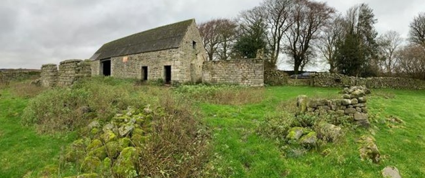 Two historic stone barns near Harrogate go up for auction