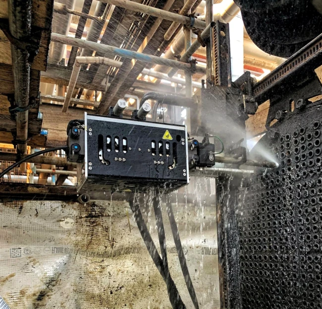 LIN38 Stoneage Autobox cleaning boiler tubes