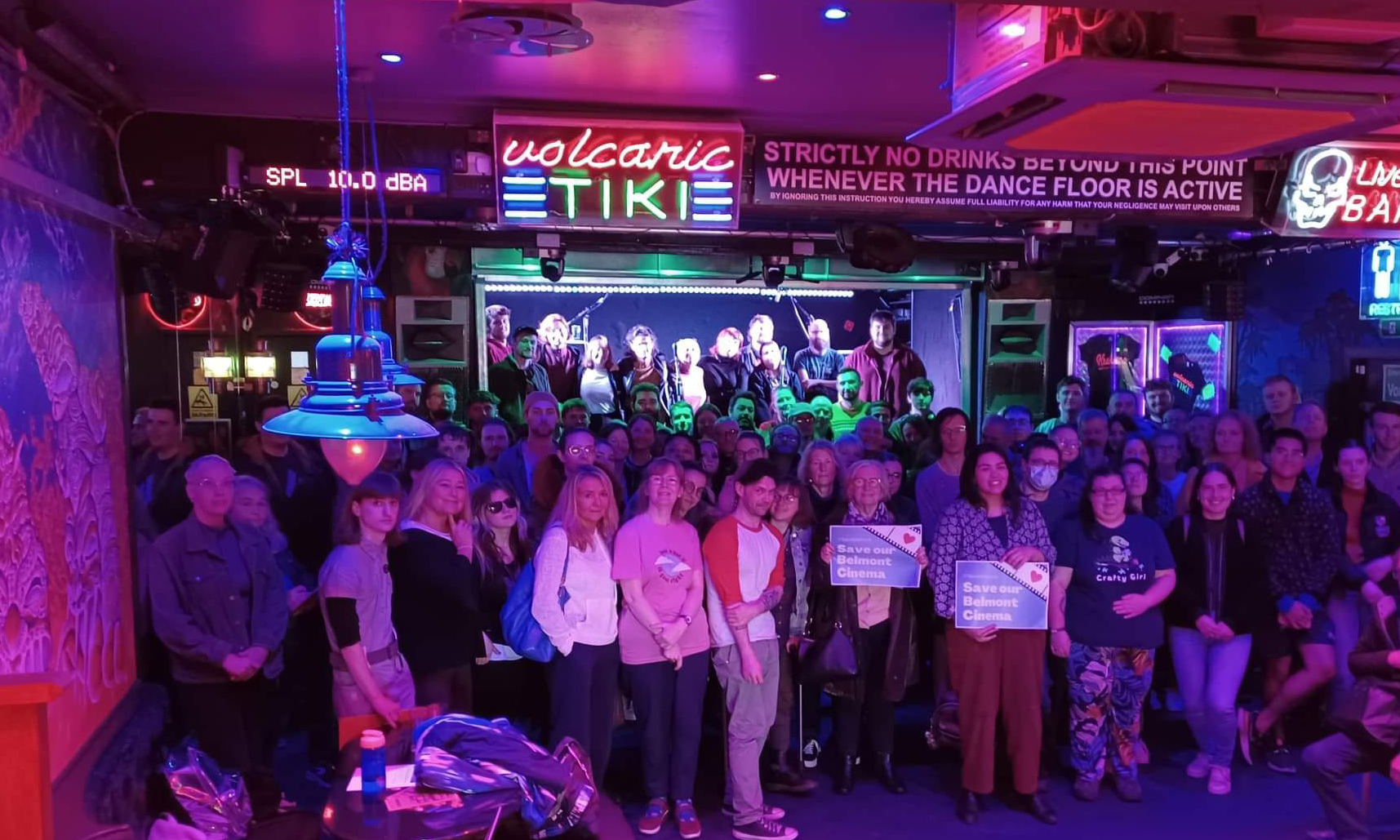 Save the Belmont Cinema first meeting in Krakatoa bar, Aberdeen — October 2022