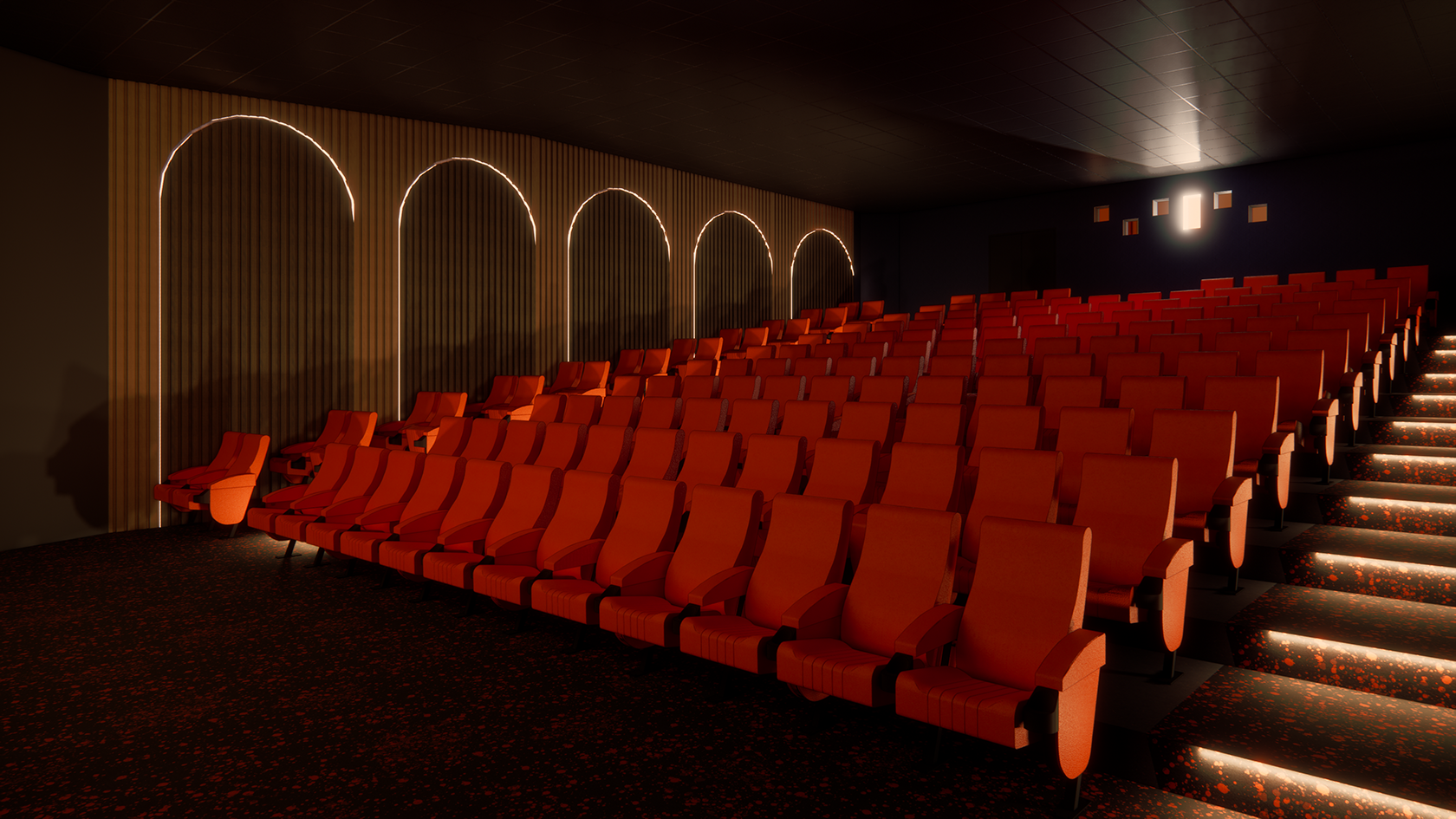 Cinema 1 concept design — The Belmont Cinema — TINTO Architecture