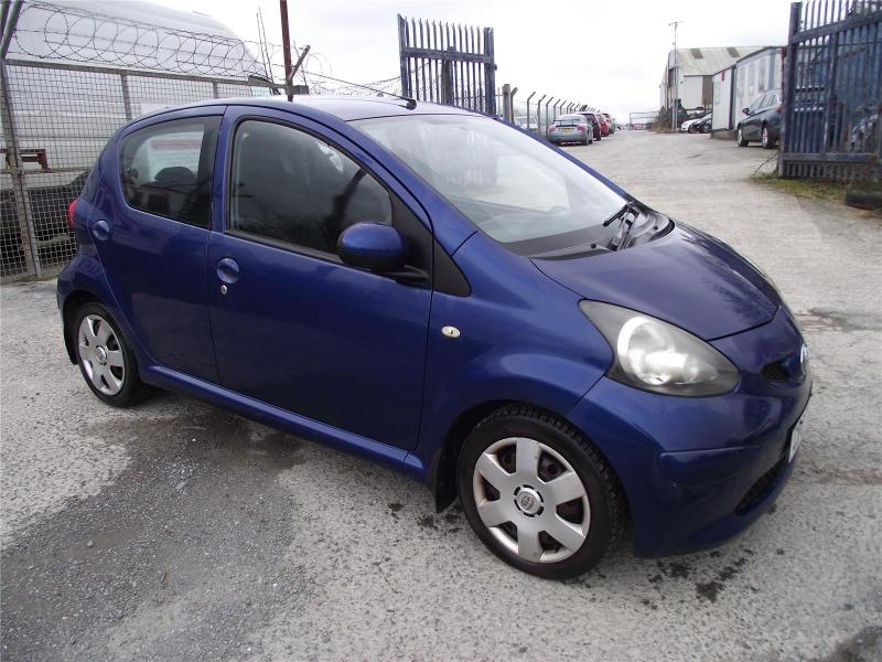 2007 TOYOTA AYGO BLUE VVT-I PETROL AUTOMATIC 5 DOOR HATCHBACK