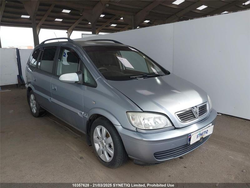2005 VAUXHALL ZAFIRA BREEZE DTI 16V 1995cc TURBO DIESEL MANUAL 5 Speed 5 DOOR MPV