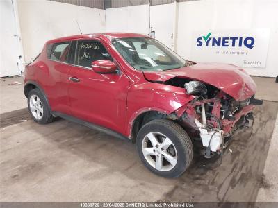 Image of 2016 NISSAN JUKE VISIA DCI 1461cc TURBO DIESEL MANUAL 5 DOOR HATCHBACK