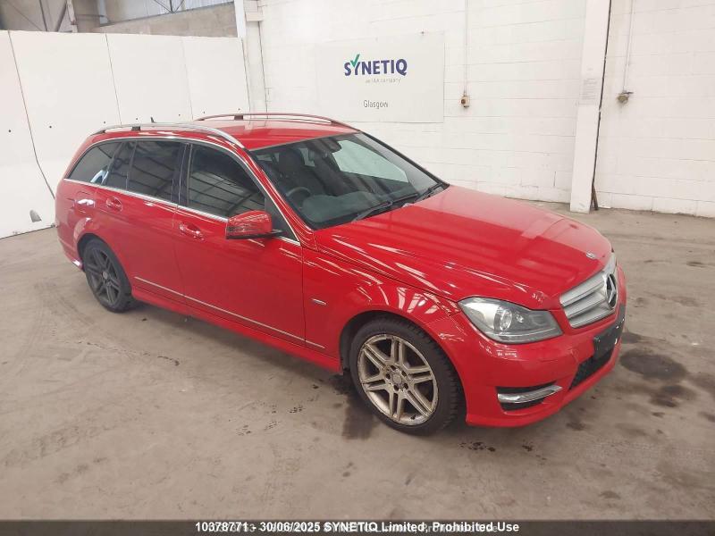 2011 MERCEDES C-CLASS C180 BLUEEFFICIENCY SPORT 1796cc TURBO PETROL AUTOMATIC 5 DOOR ESTATE
