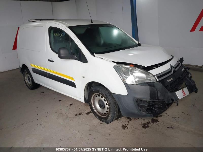 2015 CITROEN BERLINGO 625 LX L1 HDI 1560cc TURBO DIESEL MANUAL 5 Speed PANEL VAN
