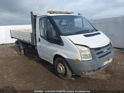Image of 2008 FORD TRANSIT 350 MWB 2402cc TURBO DIESEL MANUAL 5 Speed CHASSIS CAB