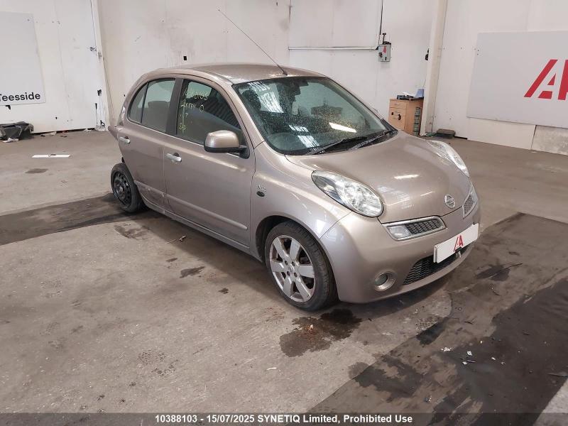 2010 NISSAN MICRA N-TEC 1240cc PETROL AUTOMATIC 4 Speed 5 DOOR HATCHBACK