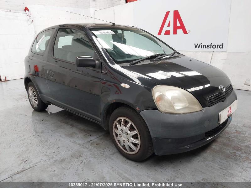 2002 TOYOTA YARIS GS VVT-I 998cc PETROL MANUAL 5 Speed 3 DOOR HATCHBACK