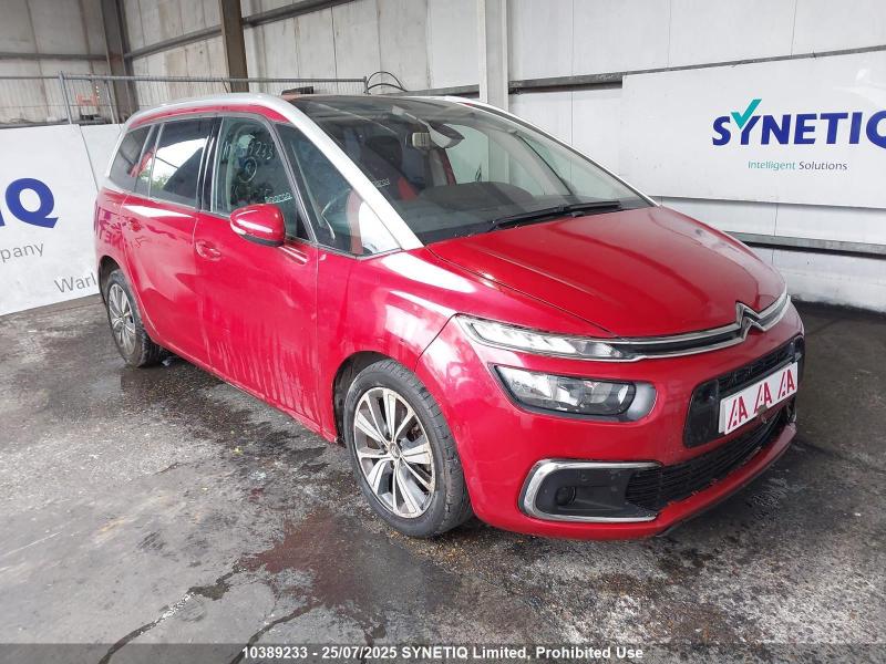 2017 CITROEN C4 PICASSO GRAND BLUEHDI FEEL S/S EAT6 1560cc TURBO DIESEL AUTOMATIC 6 Speed 5 DOOR MPV
