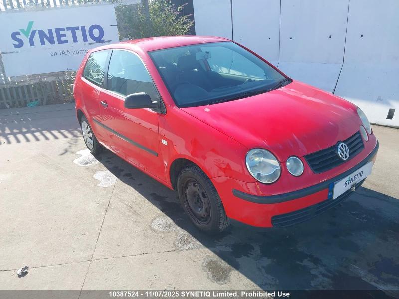 2002 VOLKSWAGEN POLO E 1198cc PETROL MANUAL 5 Speed 3 DOOR HATCHBACK