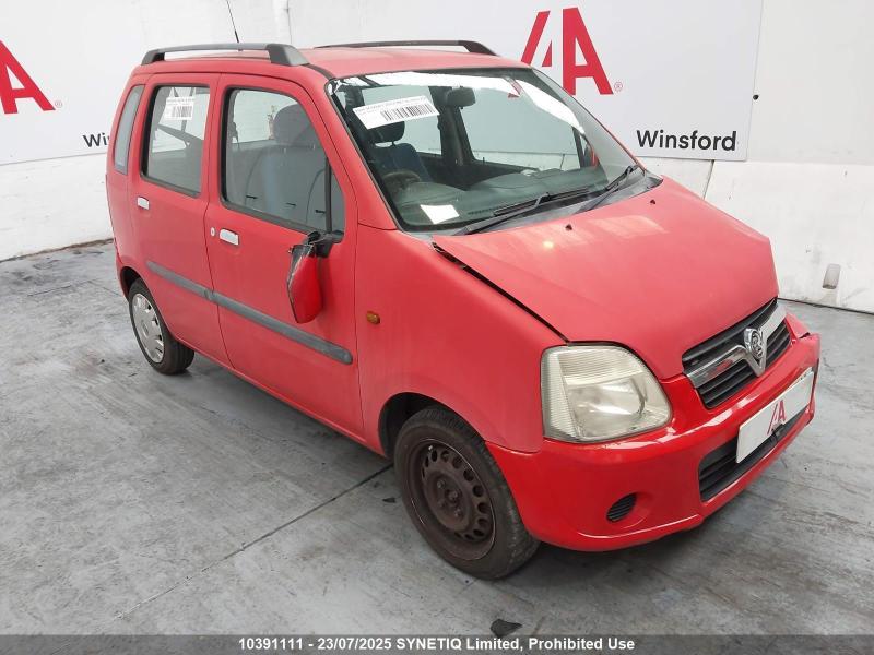 2004 VAUXHALL AGILA ENJOY 1199cc PETROL MANUAL 5 Speed 5 DOOR ESTATE