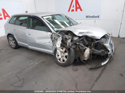 Image of 2007 AUDI A3 TDI SPORT 1968cc TURBO DIESEL MANUAL 6 Speed 5 DOOR HATCHBACK