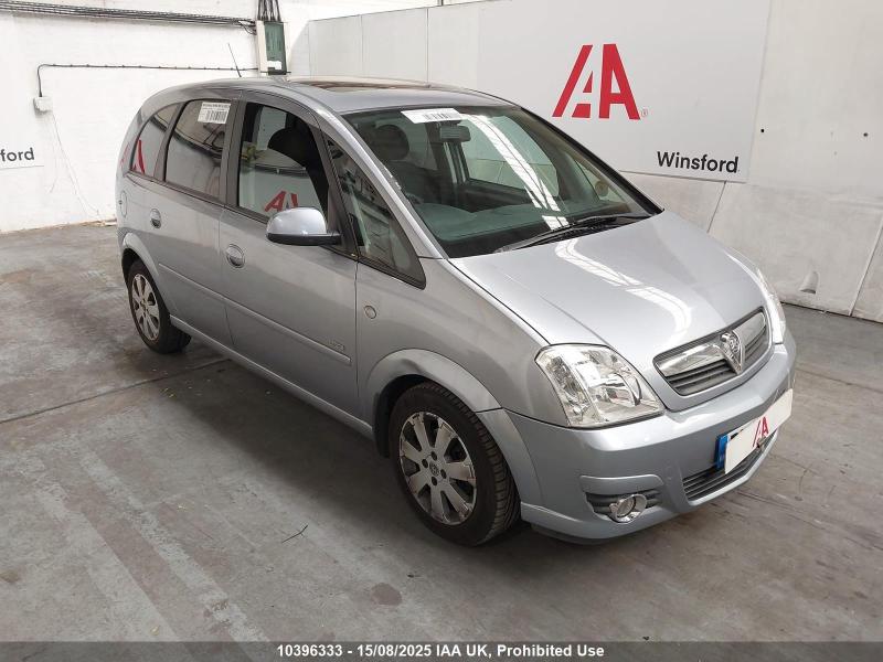 2006 VAUXHALL MERIVA DESIGN 16V TWINPORT 1364cc PETROL MANUAL 5 Speed 5 DOOR MPV