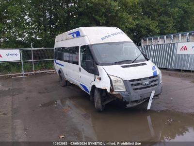 Image of 2010 FORD TRANSIT 430 H/R BUS 17 STR 2402cc TURBO DIESEL MANUAL MINIBUS