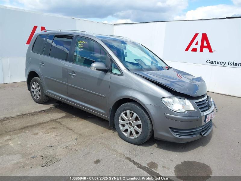 2007 VOLKSWAGEN TOURAN SE TDI 1896cc TURBO DIESEL MANUAL 5 DOOR MPV