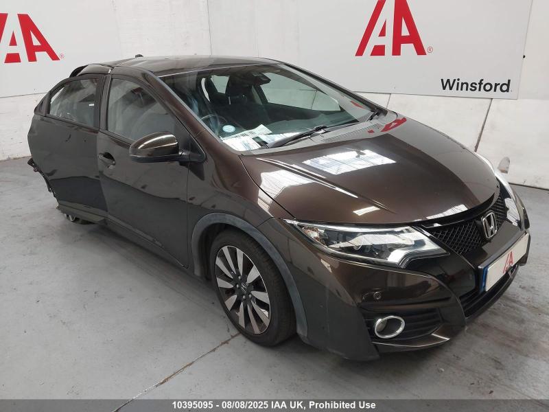 2016 HONDA CIVIC I-VTEC SE PLUS NAVI 1339cc PETROL MANUAL 6 Speed 5 DOOR HATCHBACK