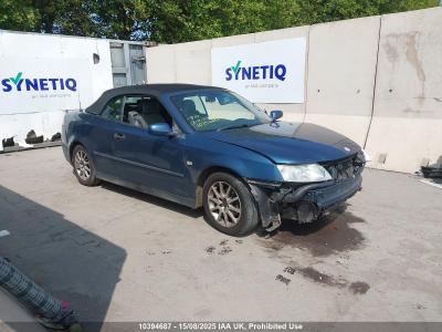 Image of 2006 SAAB 9-3 LINEAR T 1998cc TURBO PETROL SEMI AUTO 5 Speed 2 DOOR CONVERTIBLE