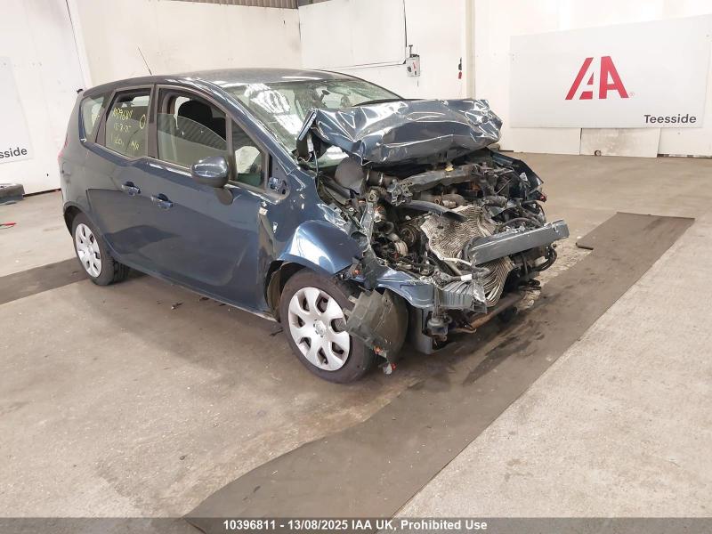 2011 VAUXHALL MERIVA EXCLUSIV CDTI 1686cc TURBO DIESEL MANUAL 6 Speed 5 DOOR MPV