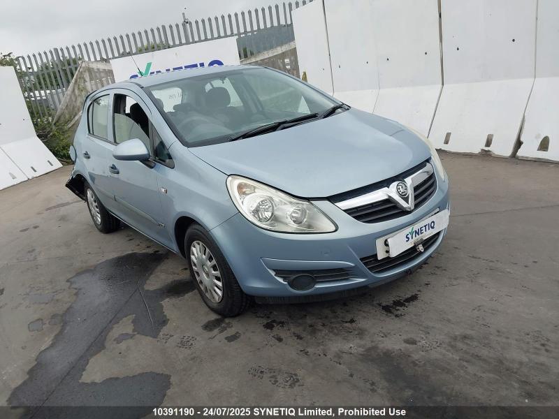 2008 VAUXHALL CORSA LIFE CDTI 1248cc TURBO DIESEL MANUAL 5 Speed 5 DOOR HATCHBACK