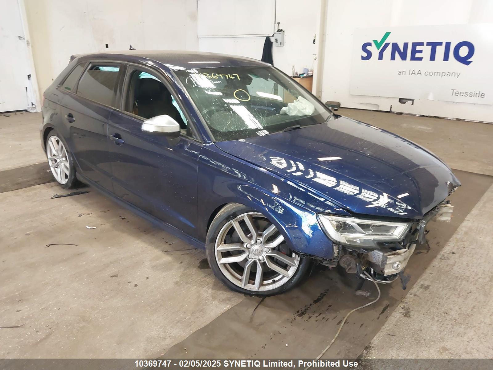 2017 AUDI A3 S3 SPORTBACK QUATTRO 1984cc TURBO PETROL SEMI AUTO 7 Speed 5 DOOR HATCHBACK