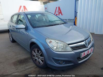 Image of 2007 VAUXHALL ASTRA DESIGN 1598cc PETROL MANUAL 5 Speed 5 DOOR HATCHBACK