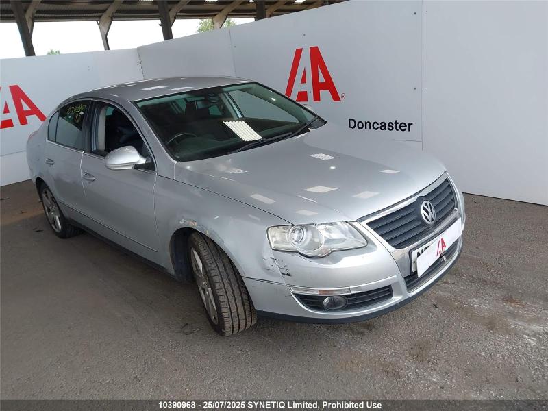 2009 VOLKSWAGEN PASSAT SPORT TDI 1968cc TURBO DIESEL MANUAL 6 Speed 4 DOOR SALOON