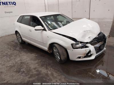 Image of 2012 AUDI A3 TFSI QUATTRO S LINE 1984cc TURBO PETROL SEMI AUTO 6 Speed 5 DOOR HATCHBACK