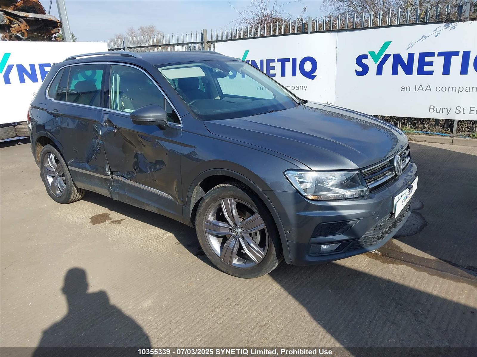 2019 VOLKSWAGEN TIGUAN MATCH TDI 4MOTION DSG 1968cc TURBO DIESEL SEMI AUTO 7 Speed 5 DOOR ESTATE