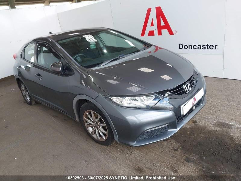 2012 HONDA CIVIC I-VTEC SE 1339cc PETROL MANUAL 6 Speed 5 DOOR HATCHBACK