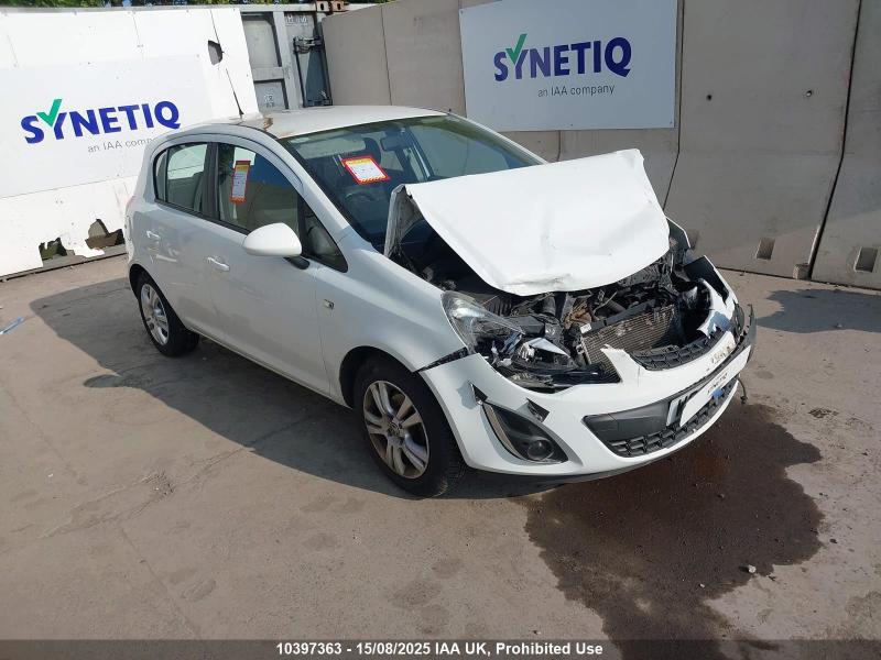 2012 VAUXHALL CORSA EXCLUSIV AC ECOFLEX S/S 1229cc PETROL MANUAL 5 DOOR HATCHBACK