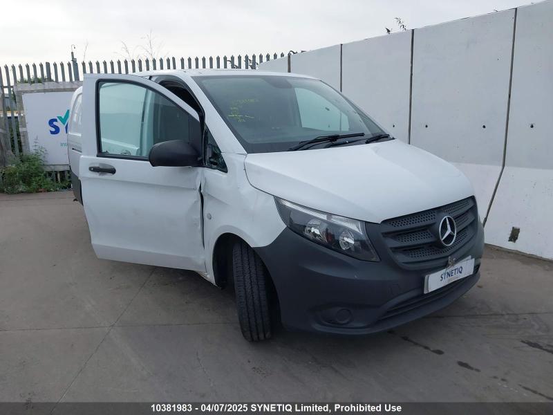2018 MERCEDES VITO 111 CDI 1598cc TURBO DIESEL MANUAL 2 DOOR PANEL VAN