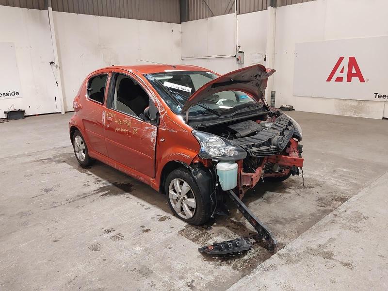 2012 TOYOTA AYGO VVT-I FIRE 998cc PETROL MANUAL 5 DOOR HATCHBACK