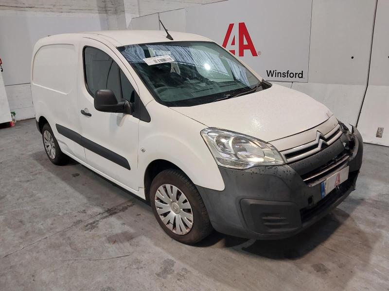 2016 CITROEN BERLINGO 625 ENTERPRISE L1 HDI 1560cc TURBO DIESEL MANUAL 5 Speed PANEL VAN