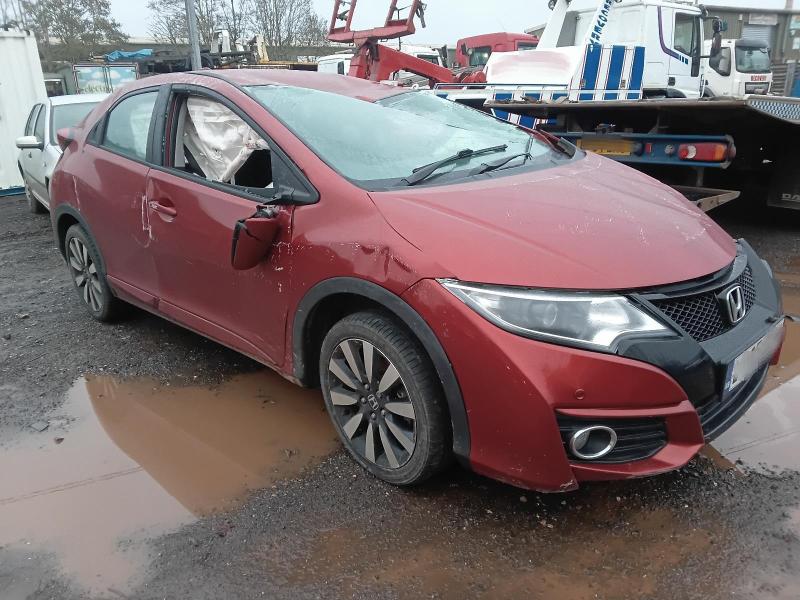 2015 HONDA CIVIC I-VTEC SE PLUS 1798cc PETROL AUTOMATIC 5 Speed 5 DOOR HATCHBACK