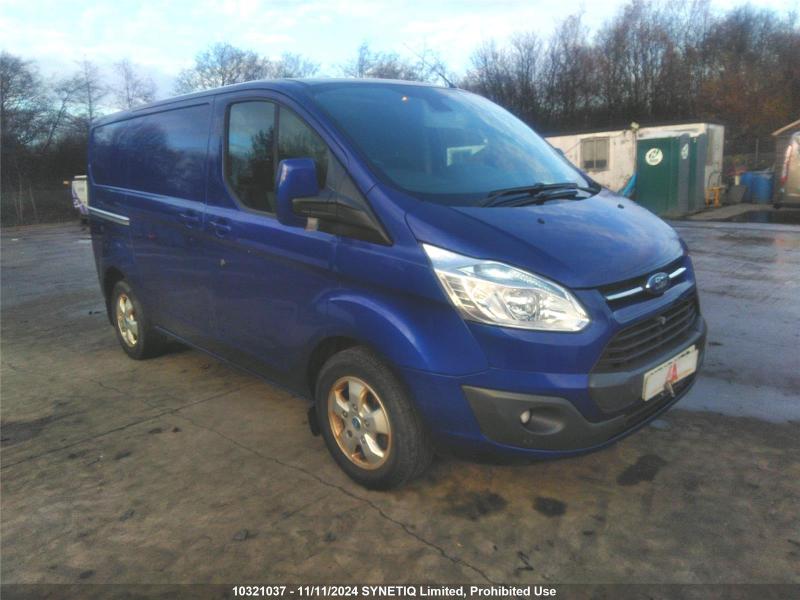 2015 FORD TRANSIT CUSTOM 270 LIMITED LR P/V 2198cc TURBO DIESEL MANUAL 6 Speed PANEL VAN