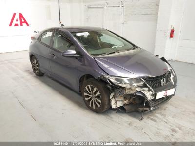 Image of 2016 HONDA CIVIC I-DTEC SE PLUS NAVI 1597cc TURBO DIESEL MANUAL 6 Speed 5 DOOR HATCHBACK