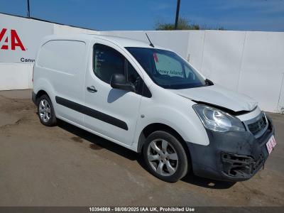 Image of 2016 PEUGEOT PARTNER BLUE HDI PROFESSIONAL L1 1560cc TURBO DIESEL MANUAL 5 Speed PANEL VAN