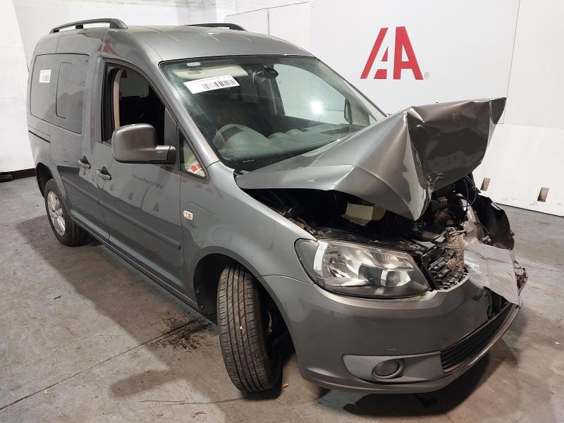 2012 VOLKSWAGEN CADDY C20 LIFE TDI 1598cc TURBO DIESEL SEMI AUTO 7 Speed 5 DOOR MPV