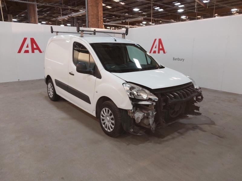 2013 PEUGEOT PARTNER HDI S L1 850 1560cc TURBO DIESEL MANUAL 5 Speed PANEL VAN