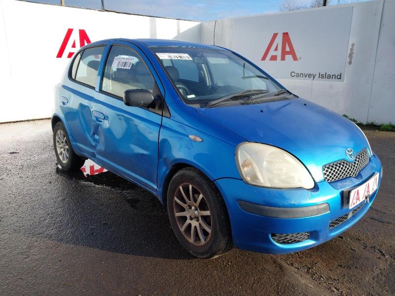2003 TOYOTA YARIS T3 VVT-I 998cc PETROL MANUAL 5 Speed 5 DOOR HATCHBACK