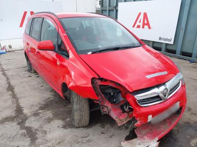 Image of 2012 VAUXHALL ZAFIRA EXCLUSIV 1598cc PETROL MANUAL 5 DOOR MPV