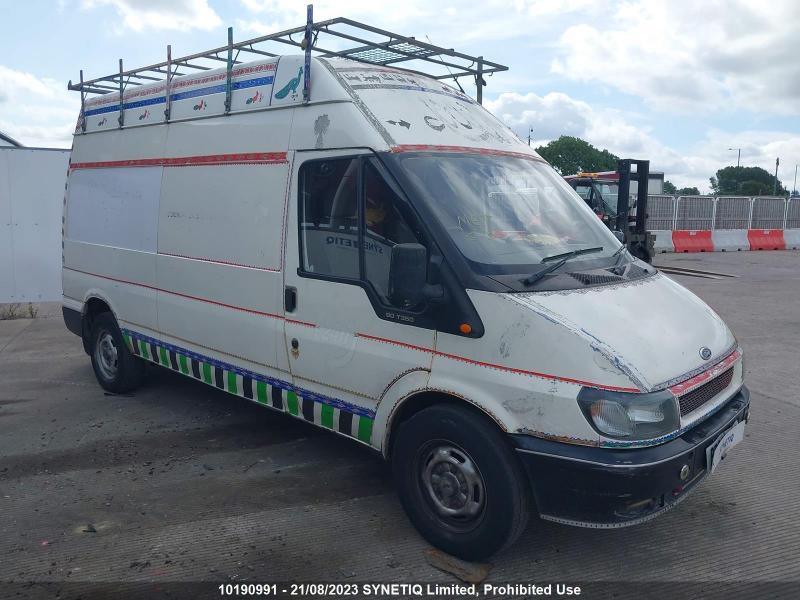 2006 FORD TRANSIT 350 LWB SHR 2402cc TURBO 5 DOOR PANEL VAN