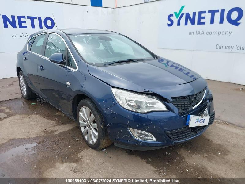 2011 VAUXHALL ASTRA SE 1598cc PETROL AUTOMATIC 6 Speed 5 DOOR HATCHBACK
