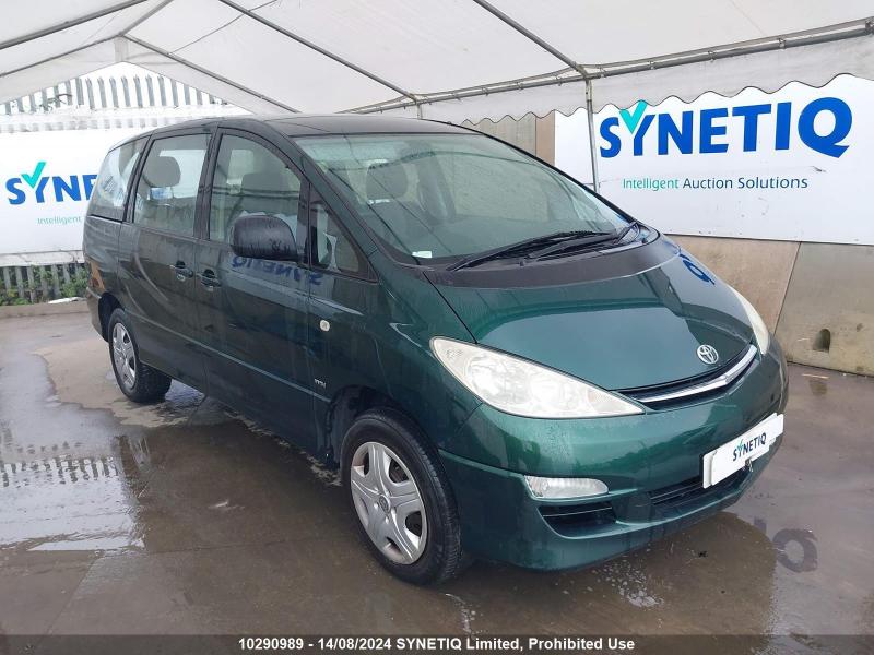 2004 TOYOTA PREVIA T2 8-SEATS VVT-I 2362cc PETROL MANUAL 5 Speed 5 DOOR MPV