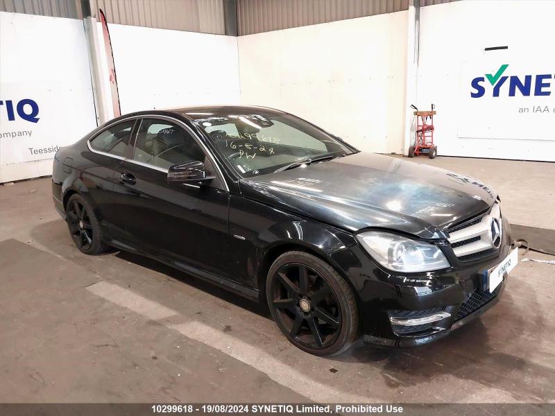 2011 MERCEDES C-CLASS C180 BLUEEFFICIENCY AMG SPORT 1796cc TURBO PETROL MANUAL 2 DOOR COUPE