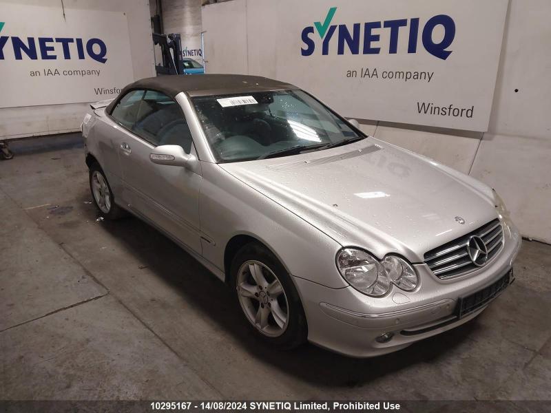 2005 MERCEDES CLK CLK200 KOMPRESSOR AVANTGARDE 1796cc SUPER PETROL AUTOMATIC 5 Speed 2 DOOR CONVERTIBLE