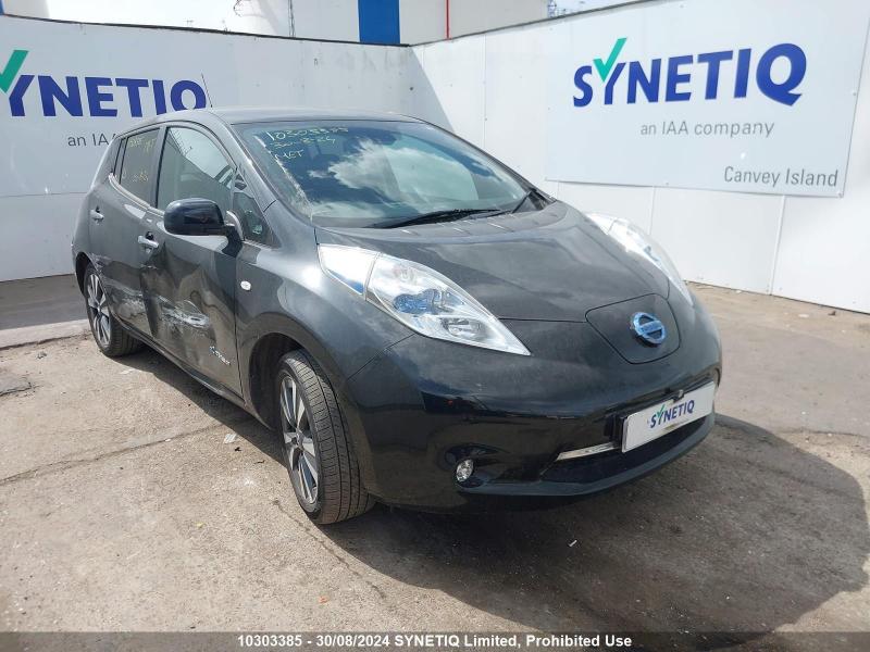 2017 NISSAN LEAF TEKNA ELECTRIC DIRECT DRIVE 5 DOOR HATCHBACK