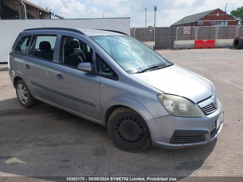 2007 VAUXHALL ZAFIRA LIFE 16V 1598cc PETROL MANUAL 5 Speed 5 DOOR MPV