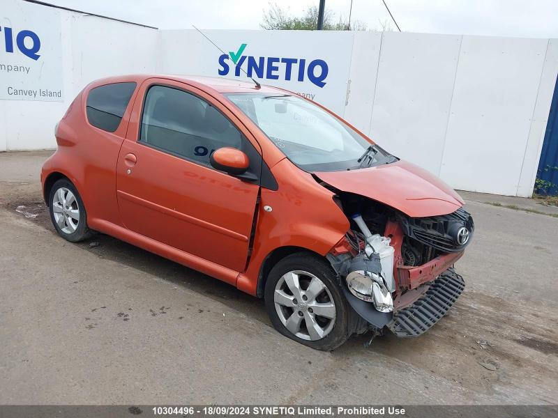 2013 TOYOTA AYGO VVT-I FIRE 998cc PETROL MANUAL 3 DOOR HATCHBACK